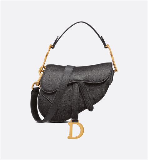 dior saddlebag black|Dior saddle bag black inside.